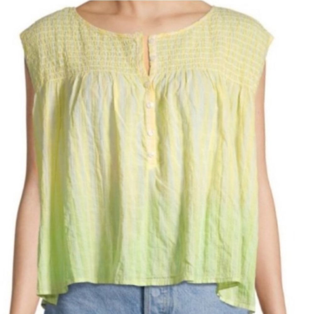 Free People Little Bit of Something Ombre Blouse - Picture 3 of 6